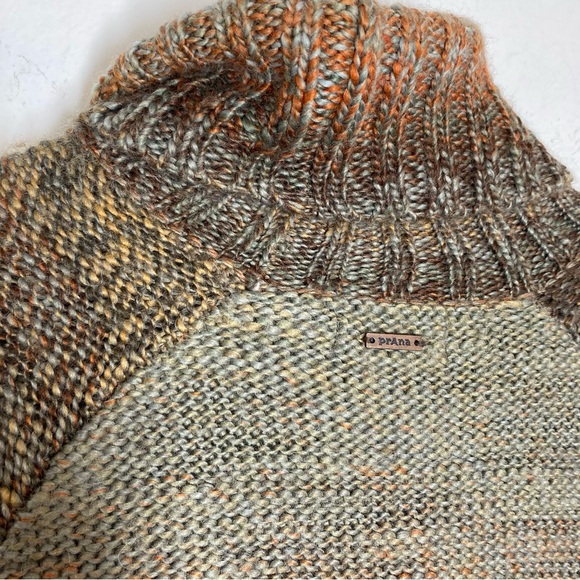 Prana Women’s XS Autum Rein Wool Blend Turtleneck Knit Sweater Pullover Brown - Picture 2 of 10